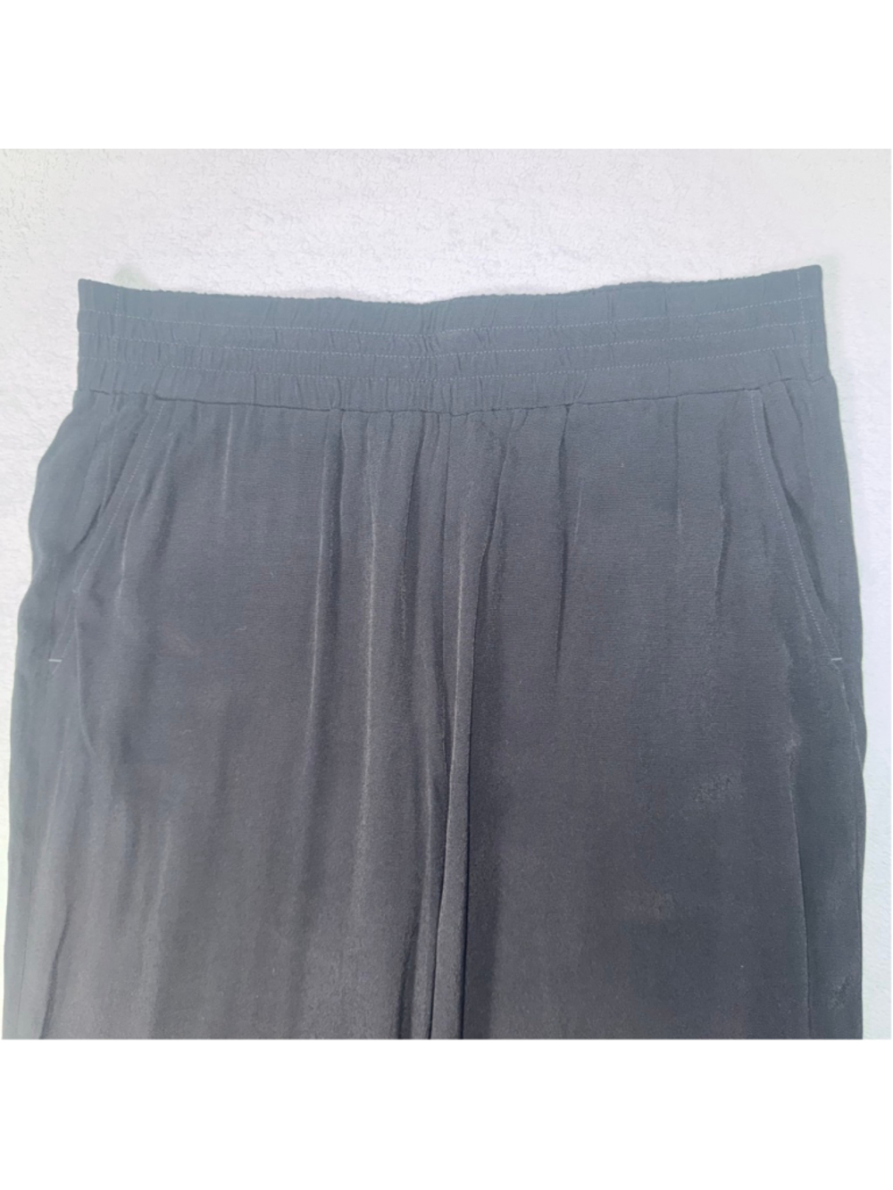 Cabi Cafe Lounger Pants Black Wide Leg Large Pull On - Picture 4 of 12